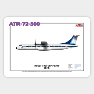 Avions de Transport Régional 72-500 - Royal Thai Air Force (Art Print) Sticker